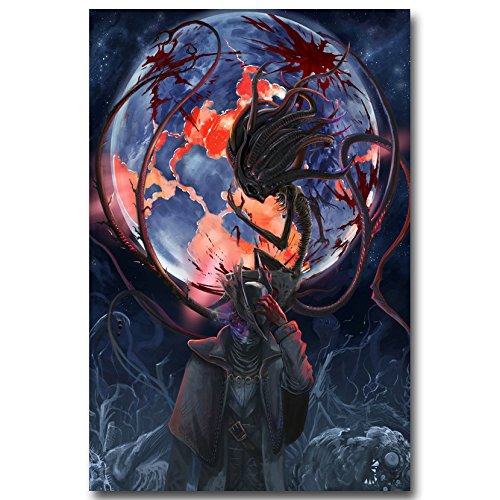 ティモシー・ライラ Burnt Horizon アートポスター A1版 Amazon.com: Lawrence Painting Bloodborne Art Canvas Poster Print